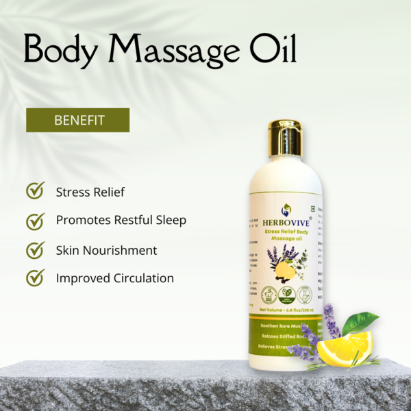 Body Massage Oil (50/100/200ml) - Image 2